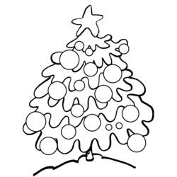 ぬりえページ: クリスマスツリー (オブジェクト) #167617 - 無料の印刷可能なぬりえページ