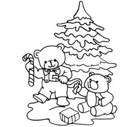 ぬりえページ: クリスマスツリー (オブジェクト) #167637 - 無料の印刷可能なぬりえページ