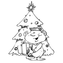 ぬりえページ: クリスマスツリー (オブジェクト) #167658 - 無料の印刷可能なぬりえページ