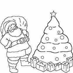 ぬりえページ: クリスマスツリー (オブジェクト) #167702 - 無料の印刷可能なぬりえページ