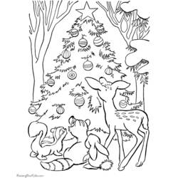 ぬりえページ: クリスマスツリー (オブジェクト) #167718 - 無料の印刷可能なぬりえページ
