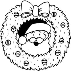 ぬりえページ: クリスマスリース (オブジェクト) #169362 - 無料の印刷可能なぬりえページ