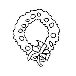 ぬりえページ: クリスマスリース (オブジェクト) #169401 - 無料の印刷可能なぬりえページ