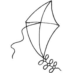 ぬりえページ: 凧 (オブジェクト) #168291 - 無料の印刷可能なぬりえページ