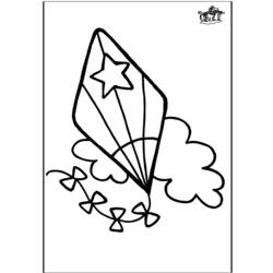 ぬりえページ: 凧 (オブジェクト) #168344 - 無料の印刷可能なぬりえページ