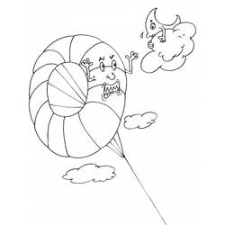 ぬりえページ: 凧 (オブジェクト) #168345 - 無料の印刷可能なぬりえページ