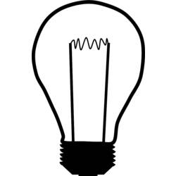 ぬりえページ: 電球 (オブジェクト) #119377 - 無料の印刷可能なぬりえページ