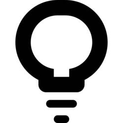 ぬりえページ: 電球 (オブジェクト) #119449 - 無料の印刷可能なぬりえページ
