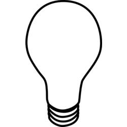 ぬりえページ: 電球 (オブジェクト) #119450 - 無料の印刷可能なぬりえページ