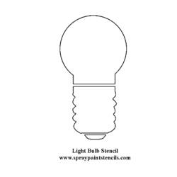 ぬりえページ: 電球 (オブジェクト) #119511 - 無料の印刷可能なぬりえページ