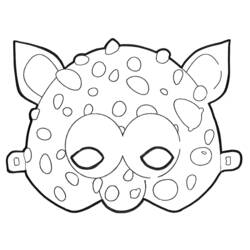 ぬりえページ: マスク (オブジェクト) #120504 - 無料の印刷可能なぬりえページ