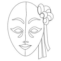 ぬりえページ: マスク (オブジェクト) #120510 - 無料の印刷可能なぬりえページ