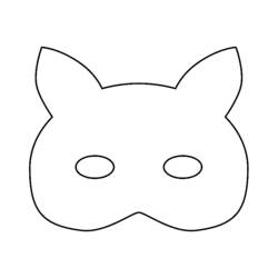 ぬりえページ: マスク (オブジェクト) #120679 - 無料の印刷可能なぬりえページ