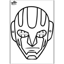 ぬりえページ: マスク (オブジェクト) #120754 - 無料の印刷可能なぬりえページ