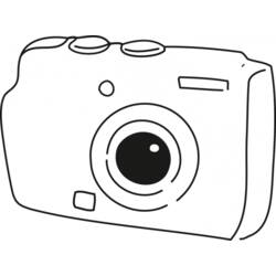 ぬりえページ: カメラ (オブジェクト) #119713 - 無料の印刷可能なぬりえページ