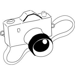 ぬりえページ: カメラ (オブジェクト) #119725 - 無料の印刷可能なぬりえページ