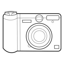 ぬりえページ: カメラ (オブジェクト) #119760 - 無料の印刷可能なぬりえページ