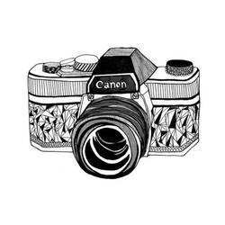 ぬりえページ: カメラ (オブジェクト) #119783 - 無料の印刷可能なぬりえページ