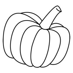 ぬりえページ: かぼちゃ (オブジェクト) #166821 - 無料の印刷可能なぬりえページ