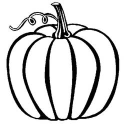 ぬりえページ: かぼちゃ (オブジェクト) #166824 - 無料の印刷可能なぬりえページ