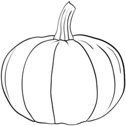 ぬりえページ: かぼちゃ (オブジェクト) #166828 - 無料の印刷可能なぬりえページ