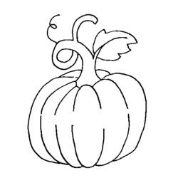 ぬりえページ: かぼちゃ (オブジェクト) #166846 - 無料の印刷可能なぬりえページ