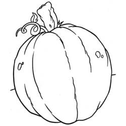 ぬりえページ: かぼちゃ (オブジェクト) #166847 - 無料の印刷可能なぬりえページ