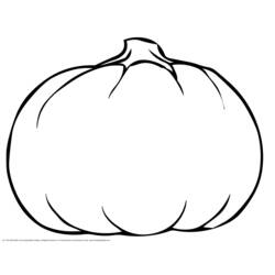 ぬりえページ: かぼちゃ (オブジェクト) #166851 - 無料の印刷可能なぬりえページ