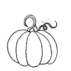 ぬりえページ: かぼちゃ (オブジェクト) #166890 - 無料の印刷可能なぬりえページ
