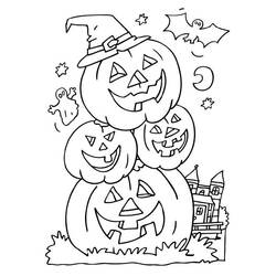 ぬりえページ: かぼちゃ (オブジェクト) #167000 - 無料の印刷可能なぬりえページ