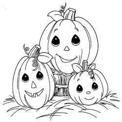 ぬりえページ: かぼちゃ (オブジェクト) #167060 - 無料の印刷可能なぬりえページ