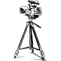 ぬりえページ: ビデオカメラ (オブジェクト) #120175 - 無料の印刷可能なぬりえページ