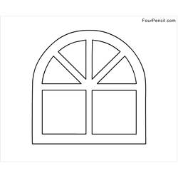 ぬりえページ: 窓 (オブジェクト) #168803 - 無料の印刷可能なぬりえページ