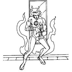 ぬりえページ: ファンタスティック・フォー (スーパーヒーローとスーパーヴィラン) #76416 - 無料の印刷可能なぬりえページ