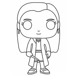 ぬりえ: Ginny Weasley - 無料の印刷可能なぬりえページ