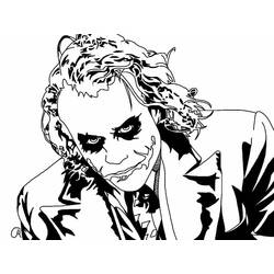 ぬりえ: Joker - 無料の印刷可能なぬりえページ