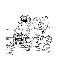 ぬりえ: Teen Titans Go! - 無料の印刷可能なぬりえページ