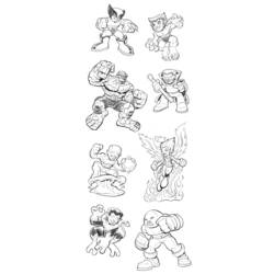 ぬりえページ: ウルヴァリン (スーパーヒーローとスーパーヴィラン) #74948 - 無料の印刷可能なぬりえページ