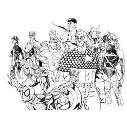 ぬりえページ: ウルヴァリン (スーパーヒーローとスーパーヴィラン) #74965 - 無料の印刷可能なぬりえページ