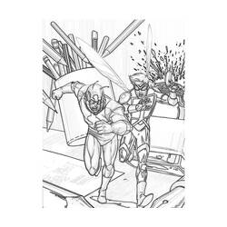 ぬりえページ: アントマン (スーパーヒーロー) #77659 - 無料の印刷可能なぬりえページ