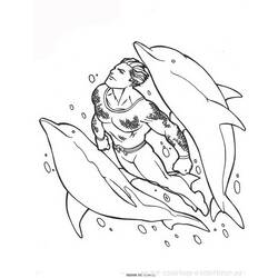 ぬりえページ: アクアマン (スーパーヒーロー) #85020 - 無料の印刷可能なぬりえページ