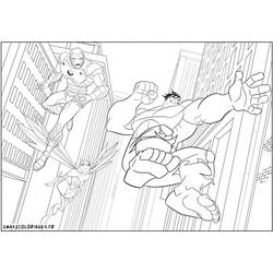 ぬりえページ: アベンジャーズ (スーパーヒーロー) #74090 - 無料の印刷可能なぬりえページ