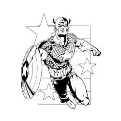 ぬりえページ: アベンジャーズ (スーパーヒーロー) #74233 - 無料の印刷可能なぬりえページ