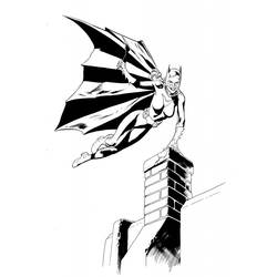 ぬりえページ: バットガール (スーパーヒーロー) #78015 - 無料の印刷可能なぬりえページ