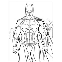 ぬりえページ: バットマン (スーパーヒーロー) #76833 - 無料の印刷可能なぬりえページ