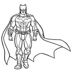 ぬりえページ: バットマン (スーパーヒーロー) #76843 - 無料の印刷可能なぬりえページ
