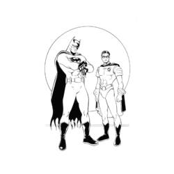 ぬりえページ: バットマン (スーパーヒーロー) #76859 - 無料の印刷可能なぬりえページ