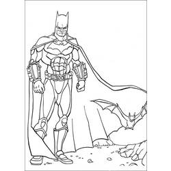ぬりえページ: バットマン (スーパーヒーロー) #76861 - 無料の印刷可能なぬりえページ