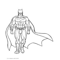ぬりえページ: バットマン (スーパーヒーロー) #76871 - 無料の印刷可能なぬりえページ
