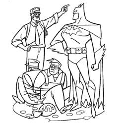 ぬりえページ: バットマン (スーパーヒーロー) #76882 - 無料の印刷可能なぬりえページ